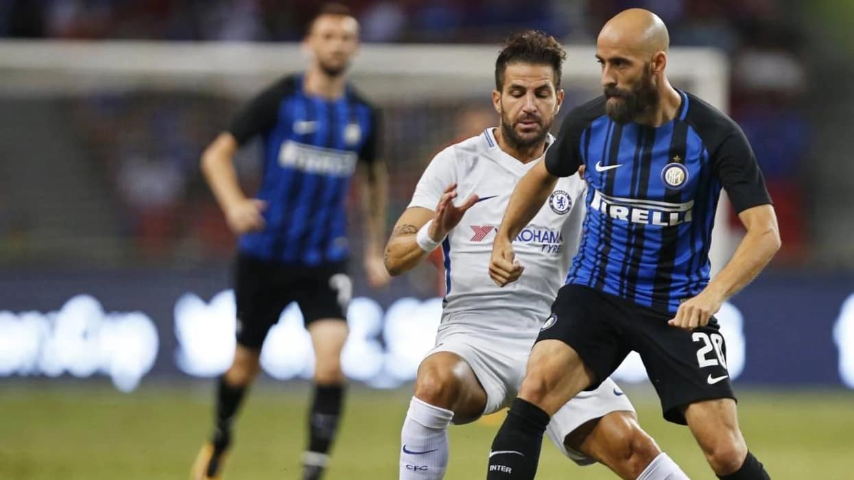 Borja Valero Cesc Fàbregas