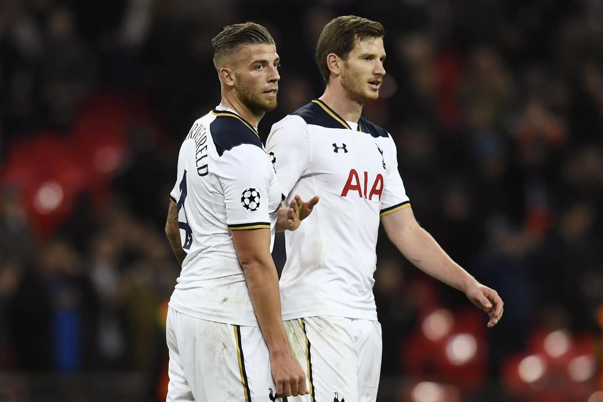 Toby Alderweireld Jan Vertonghen Tottenham