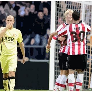 PSV FEYENOORD JONATHAN REIS 10-0 EREDIVISIE