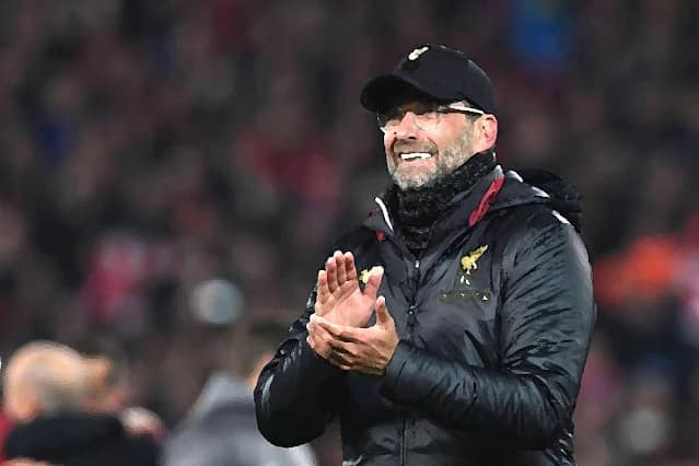 Jürgen Klopp Celebrating