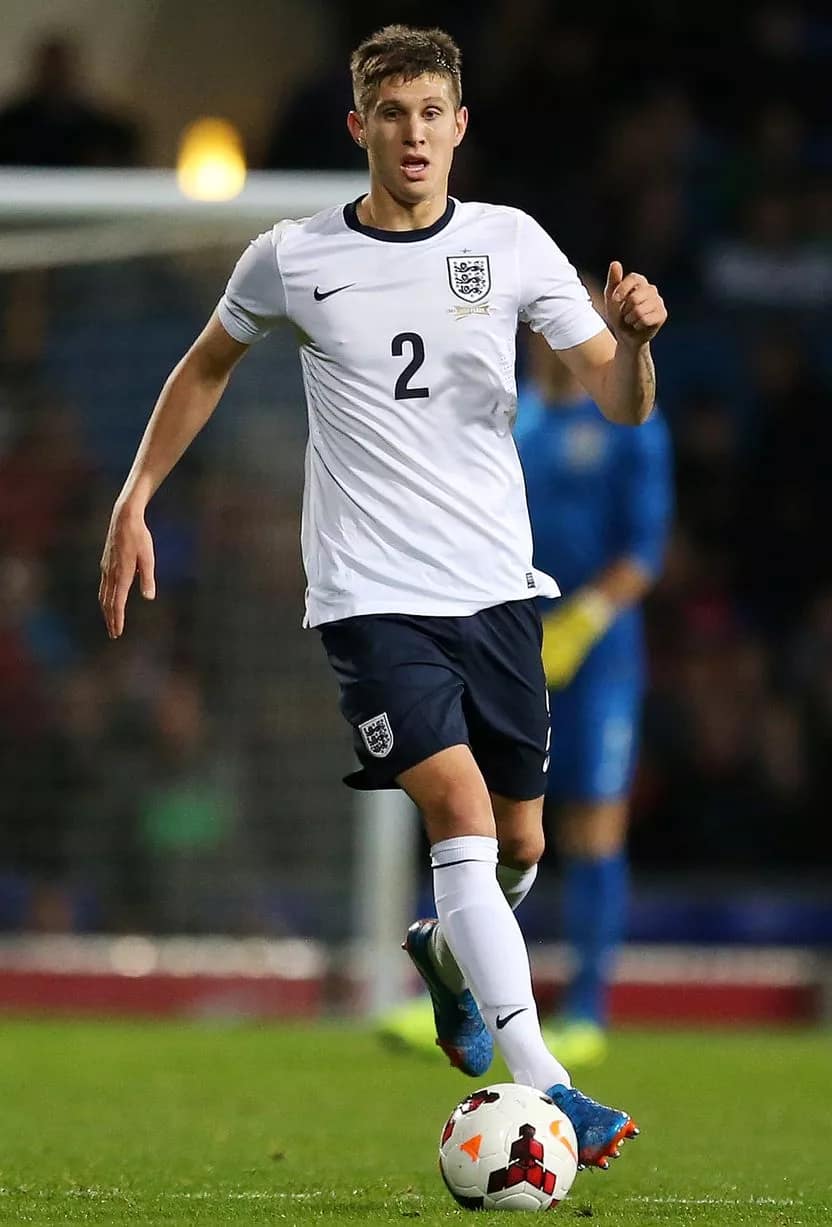 John Stones playing for England u21