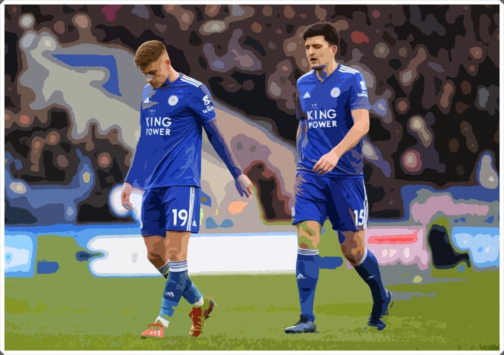 Harvey Barnes Leicester City Harry Maguire