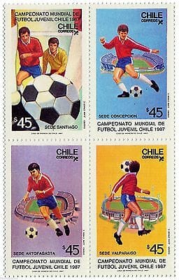 Estampillas CHile 1987