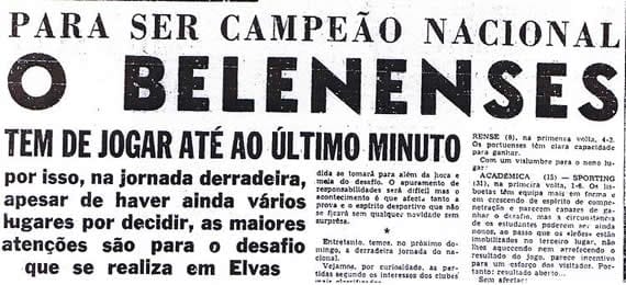 A Bola Belenenses Elvas