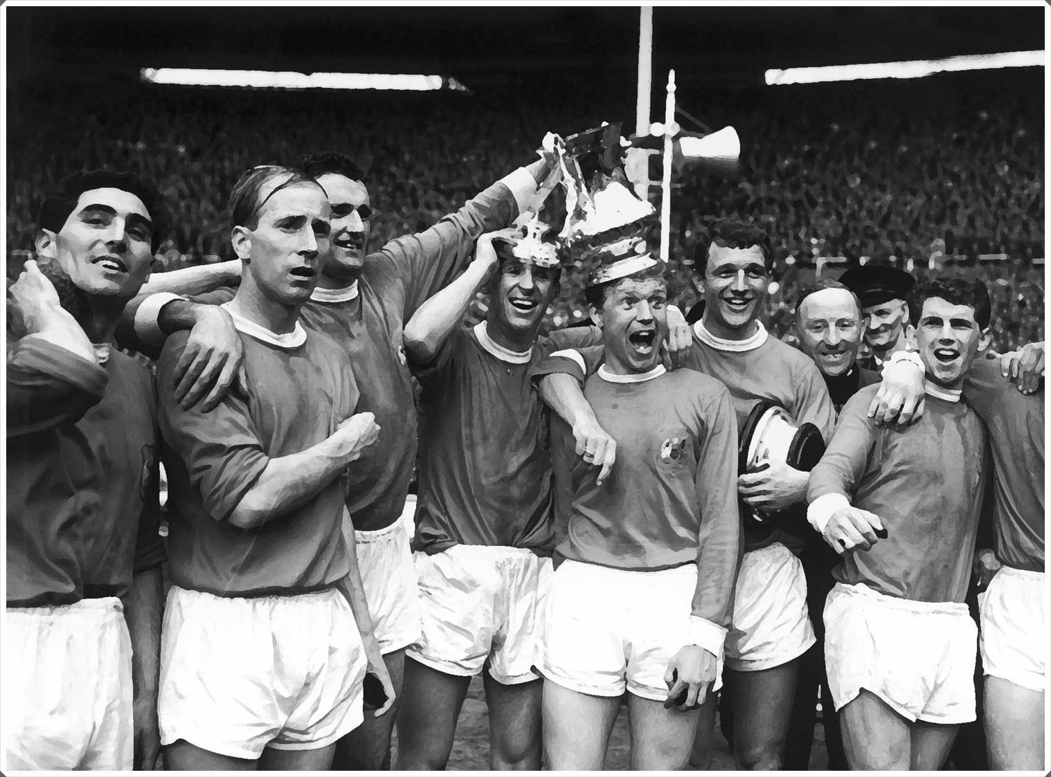 Man United wins FA Cup 1963