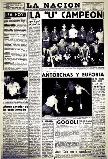 La Nación Universidad de Chile 1959