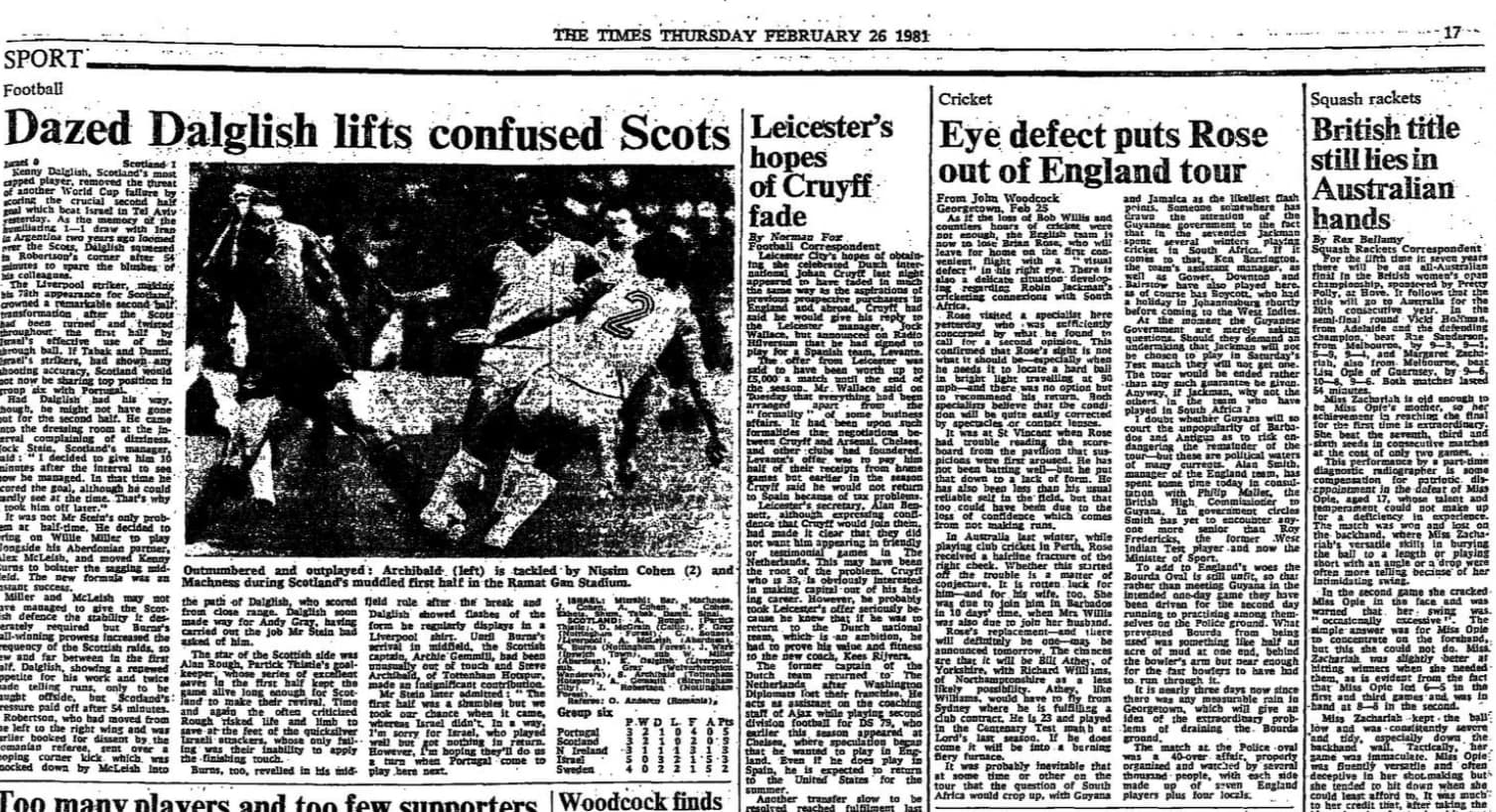 Cruyff The Times Leicester